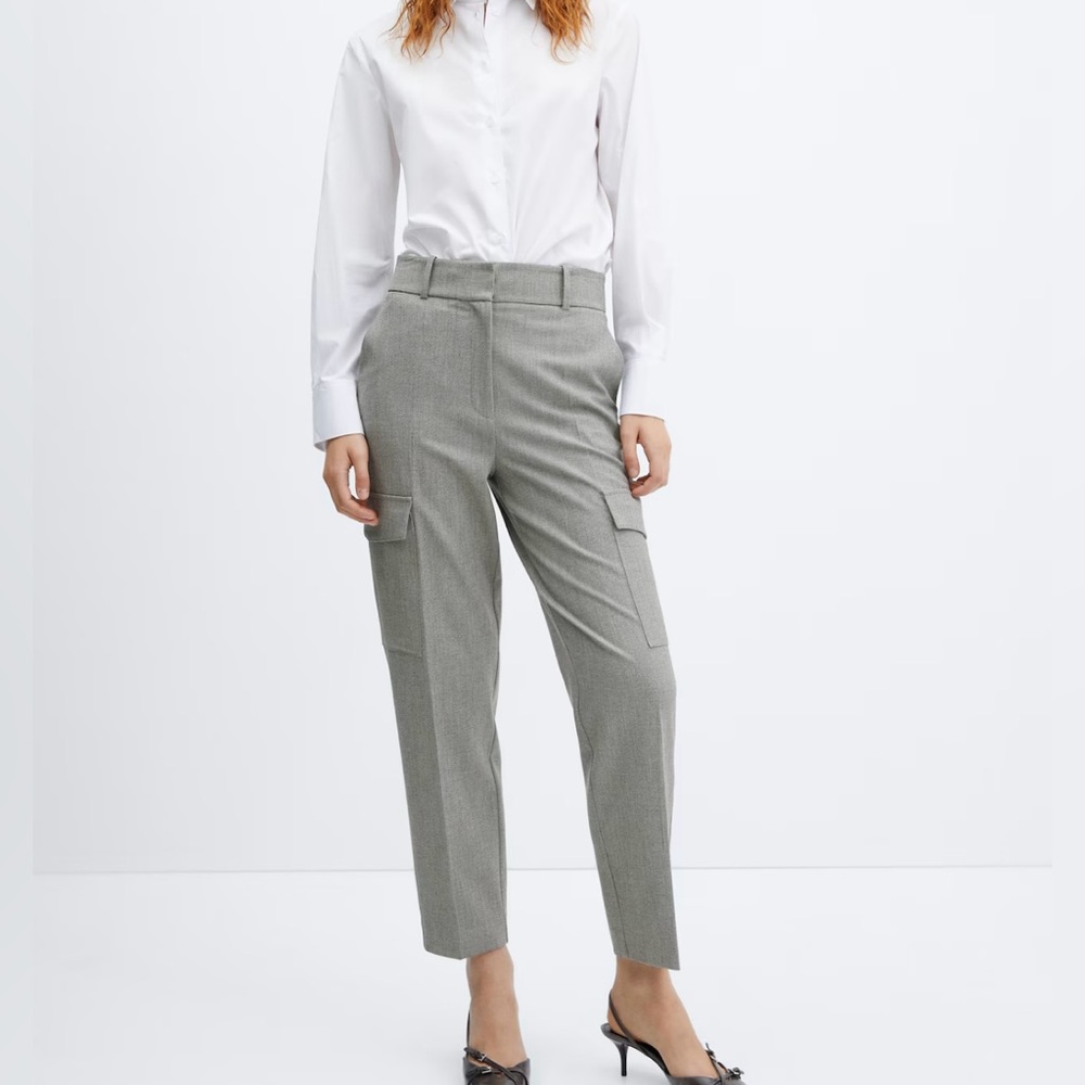 Mango Suit Trousers with Side Pockets size 10